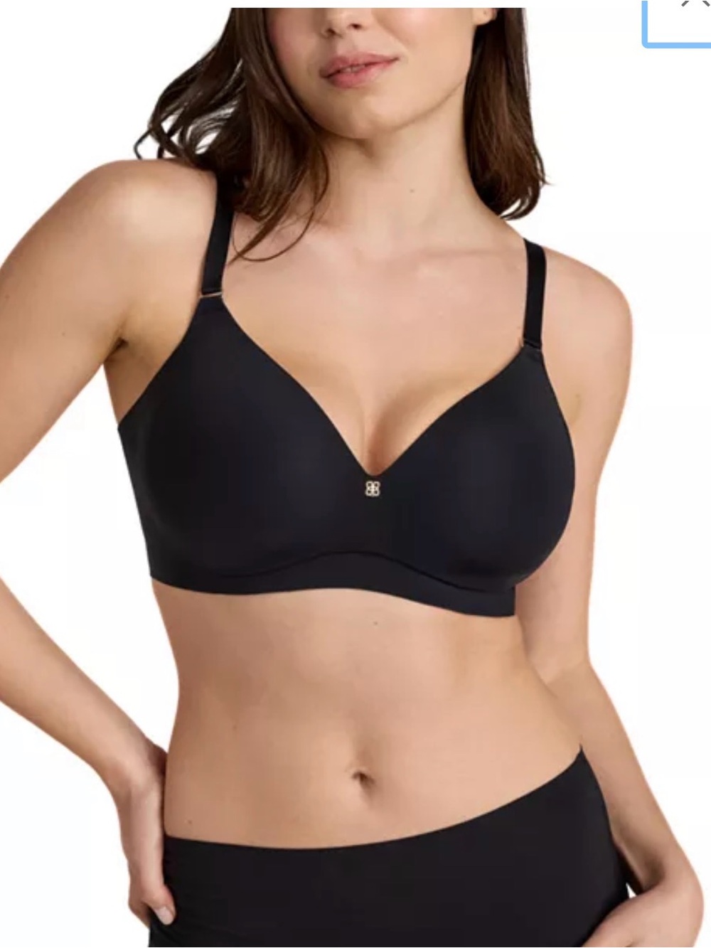 Honeylove CloudEmbrace Wireless T-Shirt Bra Black 36DD(E) Smoothing BRBR00032
